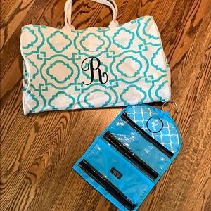 “R” bundle (beach bag & hanging organizer)